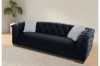 Picture of [FLOOR MODEL CLEARANCE]MALMO Velvet 3Seater  Sofa Range with Pillows (Black)