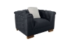 Picture of [FLOOR MODEL CLEARANCE]MALMO Velvet 3Seater  Sofa Range with Pillows (Black)