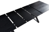 Picture of [FLOOR MODEL CLEARANCE]CAPITOL 70.8"-118" Adjustable & Extendable Dining Table with Metal Black Legs (Black) 