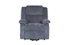 Picture of [FLOOR MODEL CLEARANCE]MATTHEW Zero Gravity Power Lift Recliner Chair *Twin Motor with Adjustable Headrest (Blue) 