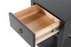 Picture of [FLOOR MODEL CLEARANCE]  METRO Solid Pine Wood 1-Drawer Bedside Table (Black) 