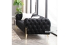 Picture of [FLOOR MODEL CLEARANCE] NORFOLK Button-Tufted Velvet Sofa Range (Black) - 1 Seater (Armchair) 