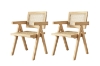 Picture of CHANDIGARH Solid Wood Replica Armchair (Natural)