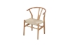 Picture of WISHBONE Solid Beech Wood Y Replica Chair (Natural) - 19.5"x22.5"x29.5"