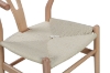 Picture of WISHBONE Solid Beech Wood Y Replica Chair (Natural) - 19.5"x22.5"x29.5"