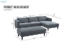 Picture of FINCH Fabric Ottoman/Bench