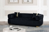 Picture of VEGAS Chesterfield Velvet Sofa Range (Black)