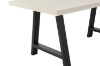 Picture of SYNERGYPLUS Dining Table with A-Frame Metal Legs (New Champagne) - 78.5"x39.5"