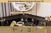 Picture of MAREN 4-Drawer Corner Dressing Table with LED Mirror & Power Station & Stool (Black) 