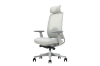 Picture of VEYRA Premium High Back Office Chair with Honeycomb Seat Cushion & Adjustable Headrest, Backrest & Lumbar Support, 3D Armrests and Seat Slider  