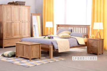 Picture of NEWLAND Solid Oak Bedroom 5 PCS Combo