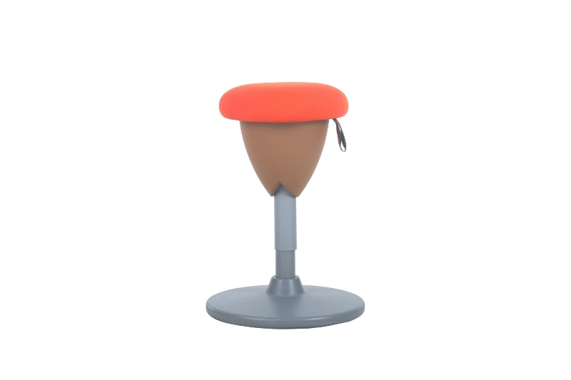 Picture of MOVI Height Adjustable 360° Swivel Self-Balancing Wobble Stool (Orange)