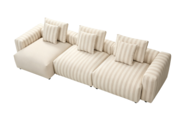 Picture of ROMINA Feather-Filled Modular Sectional Sofa Range  | Water, Oil & Dust Resistant Fabric