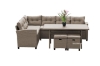 Picture of ALBANY Wicker Sectional Dining Outdoor Sofa Set