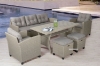 Picture of ALBANY 3+1+1 Wicker Dining Outdoor Sofa Set 
