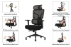 Picture of NEXEN High Back Office Chair with Adjustable Headrest & Backrest, Lumbar Support, 3D Armrests and Seat Slider