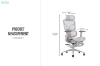 Picture of NEXEN Pro High Back Office Chair with Adjustable Headrest & Backrest, Lumbar Support, 3D Armrests and Seat Slider