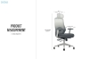 Picture of AVERY High Back Office Chair with Adjustable Headrest, Adjustable Lumbar Support and Seat Slider