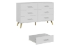 Picture of ELARA 6-Drawer Dresser/Storage Cabinet (White)