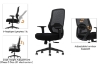 Picture of AVERY Mid Back Office Chair with Adjustable Seat Height & Lumbar Support