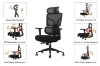 Picture of NEXEN High Back Office Chair with Adjustable Headrest, Lumbar Support, 3D Armrests and Seat Slider