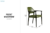Picture of VOSS Solid Ash Wood Armchair - Each