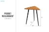 Picture of OAKEN Triangle Side Table (Walnut)