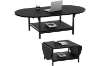 Picture of MORPH Expandable Coffee Table with Storage Shelf (Black)
