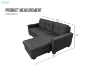 Picture of ASPEN Fabric Reversible Sectional Sofa