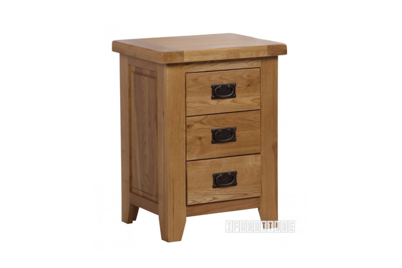 Picture of [FLOOR MODEL CLEARANCE] RIVERLAND Solid OAK Bedside Table