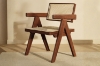 Picture of CHANDIGARH Solid Wood Replica Armchair (Walnut)