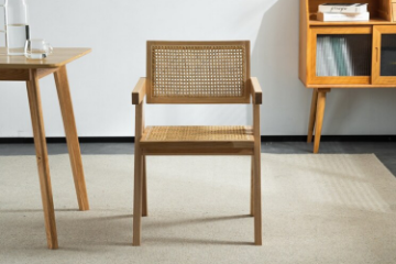 Picture of CHANDIGARH Solid Wood Replica Armchair (Natural)