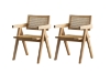 Picture of CHANDIGARH Solid Wood Replica Armchair (Natural) - Each