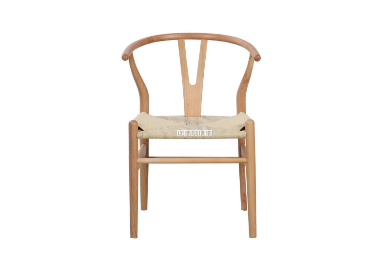 Picture of WISHBONE Solid Beech Wood Y Replica Chair (Natural) - 19.5"x22.5"x29.5"