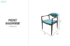 Picture of CAIRO Solid Ash Wood Armchair - Each