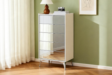 Picture of MIRORA 5-Drawer Mirrored Chest