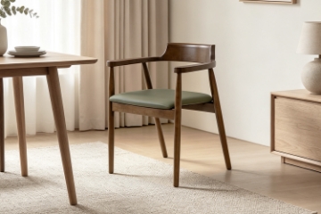 Picture of HIROSHIMA Solid Wood Replica Dining Armchair
