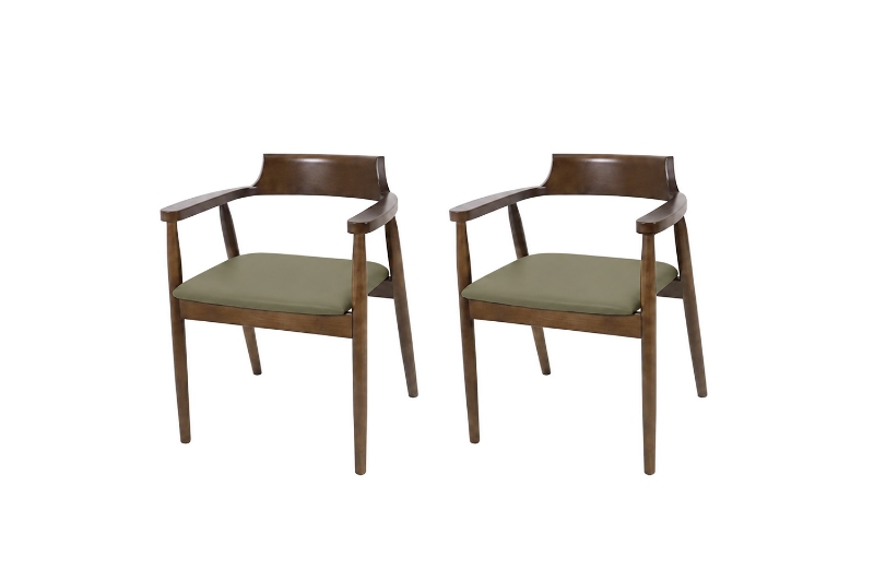 Picture of RIKA Solid Wood Dining Armchair - 2 Chairs in 1 Carton