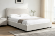Picture of DOROTHY Fabric Bed Frame in Double/Queen/Eastern King Size (Beige)