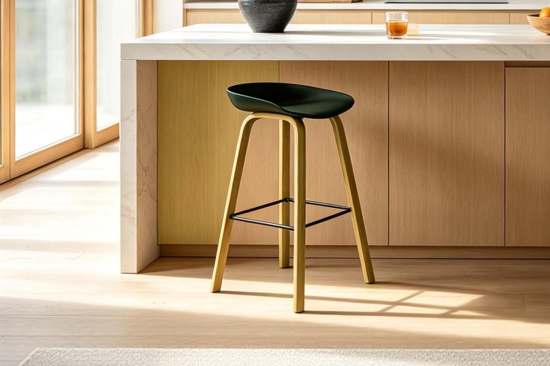 Picture of PURCH H29.5" Barstool Metal Legs (Black) - Single