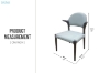 Picture of WILLS Solid Ash Wood Dining Chair - Each