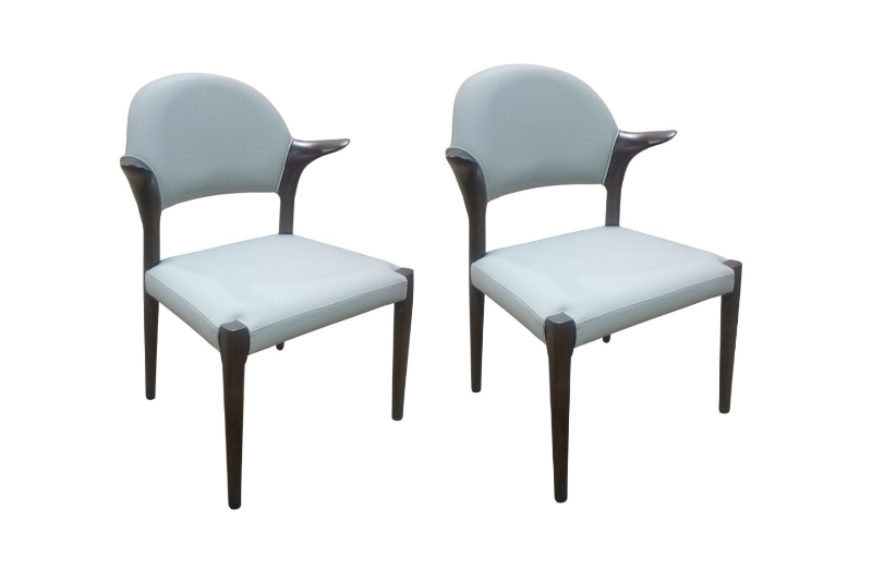 Picture of WILLS Solid Ash Wood Dining Chair - 2 Chairs in 1 Carton