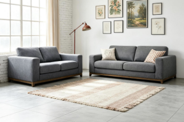 Picture of SIESTA Fabric Sofa Range (Dark Grey)