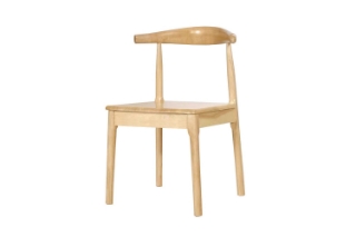 Picture of HORN Solid Wood Dining Chair (Natural Color) - Each