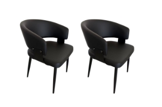 Picture of KALEM  Dining Chair (Black) - 2 Chairs in 1 Carton