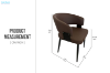 Picture of KALEM  Dining Chair (Dark Brown)