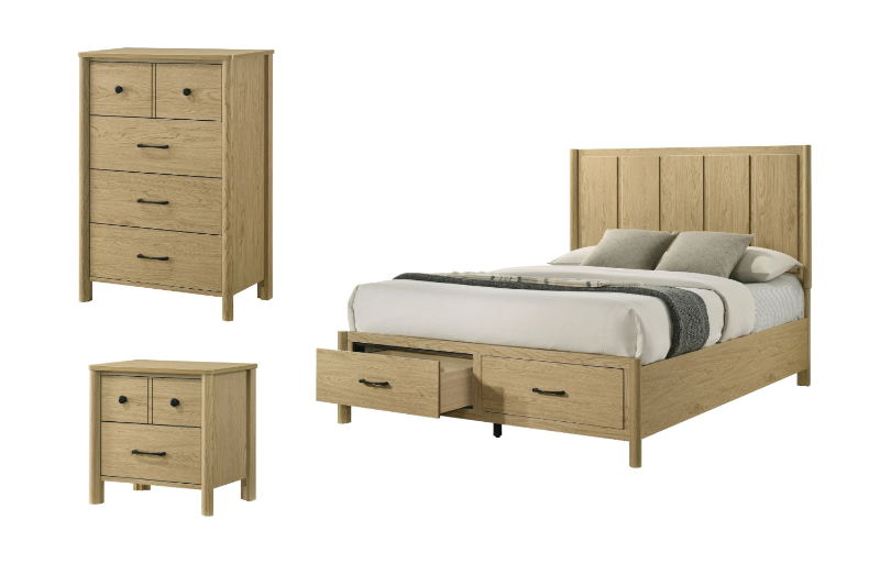 Picture of BECKETT Bedroom Combo Set - 3PC Queen Size