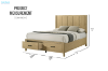 Picture of BECKETT Bed Frame with Storage Drawers in Queen/Eastern King Size