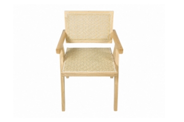 Picture of CHANDIGARH Solid Wood Replica Armchair (Natural) - Each
