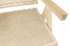 Picture of CHANDIGARH Solid Wood Replica Armchair (Natural) - 2 Chairs in 1 Carton